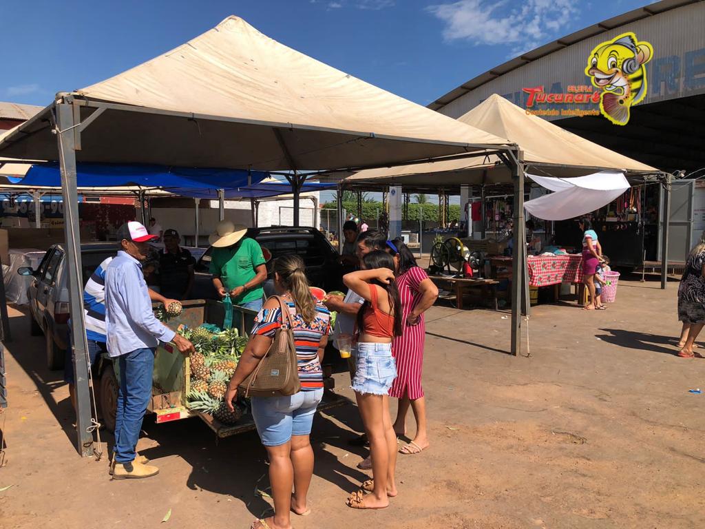 Com ordem de serviço liberada empreiteira visita a Feira Livre de Juara  para inicio das obras » Rádio Tucunaré - conteúdo inteligente