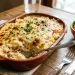 Purê de Batata com Frango Gratinado