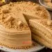 Bolo de Paçoca com Cobertura Cremosa
