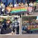 Moto Clube Adventista promove caminhada de conscientização contra violência aos idosos em Juara