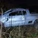 Fiat Strada sai da pista e capota; motorista morre no local em Porto dos Gaúchos