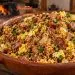 Farofa de linguiça com ovos