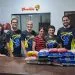 AVAJU faz ato solidário e destina alimentos arrecadados em competições para entidade filantrópica em Juara