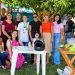 Acadêmicos da Unemat promoveram ação social com pintura facial durante evento para crianças em Juara